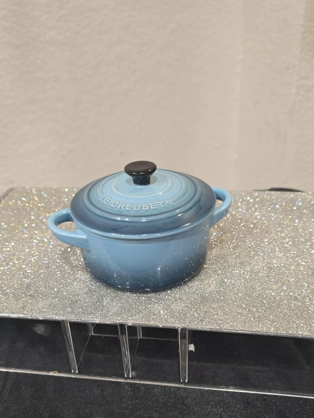 Le Creuset Stoneware Petite Round Mini Cocotte- Marine